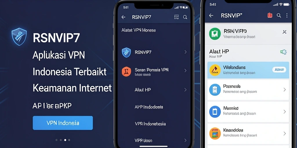 Tampilan antarmuka RSNVIP7 yang sederhana dan mudah digunakan.