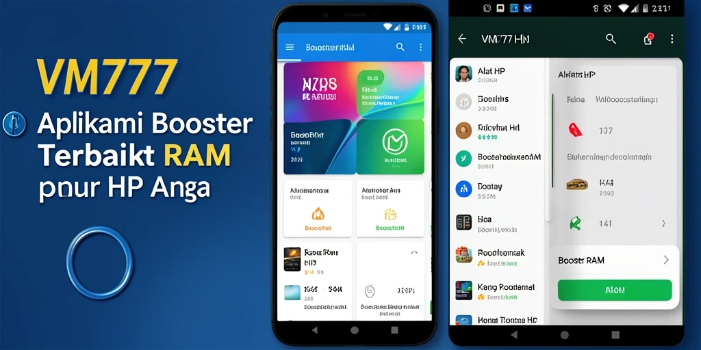 Tampilan antarmuka pengguna VM777 yang intuitif dan fungsional.