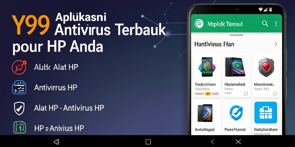 Tampilan antarmuka Y89 yang sederhana dan mudah digunakan.